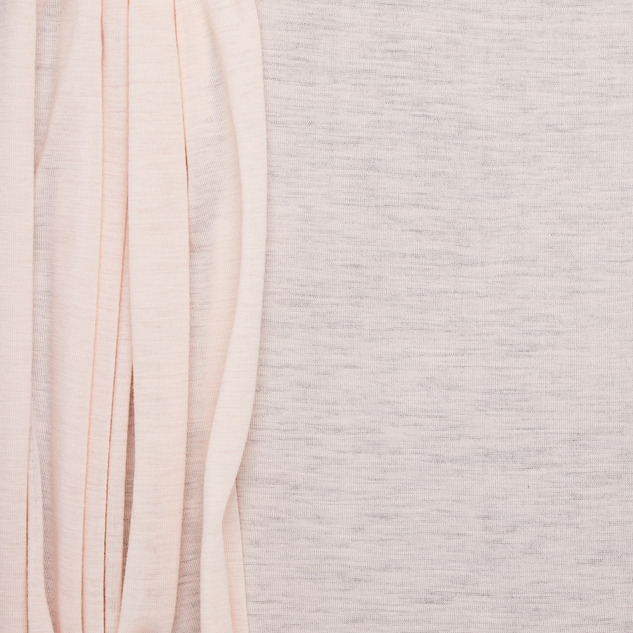 Faye Dyed 1x1 Wool Rib 18.5U Wool - Blush - Circular Sourcing