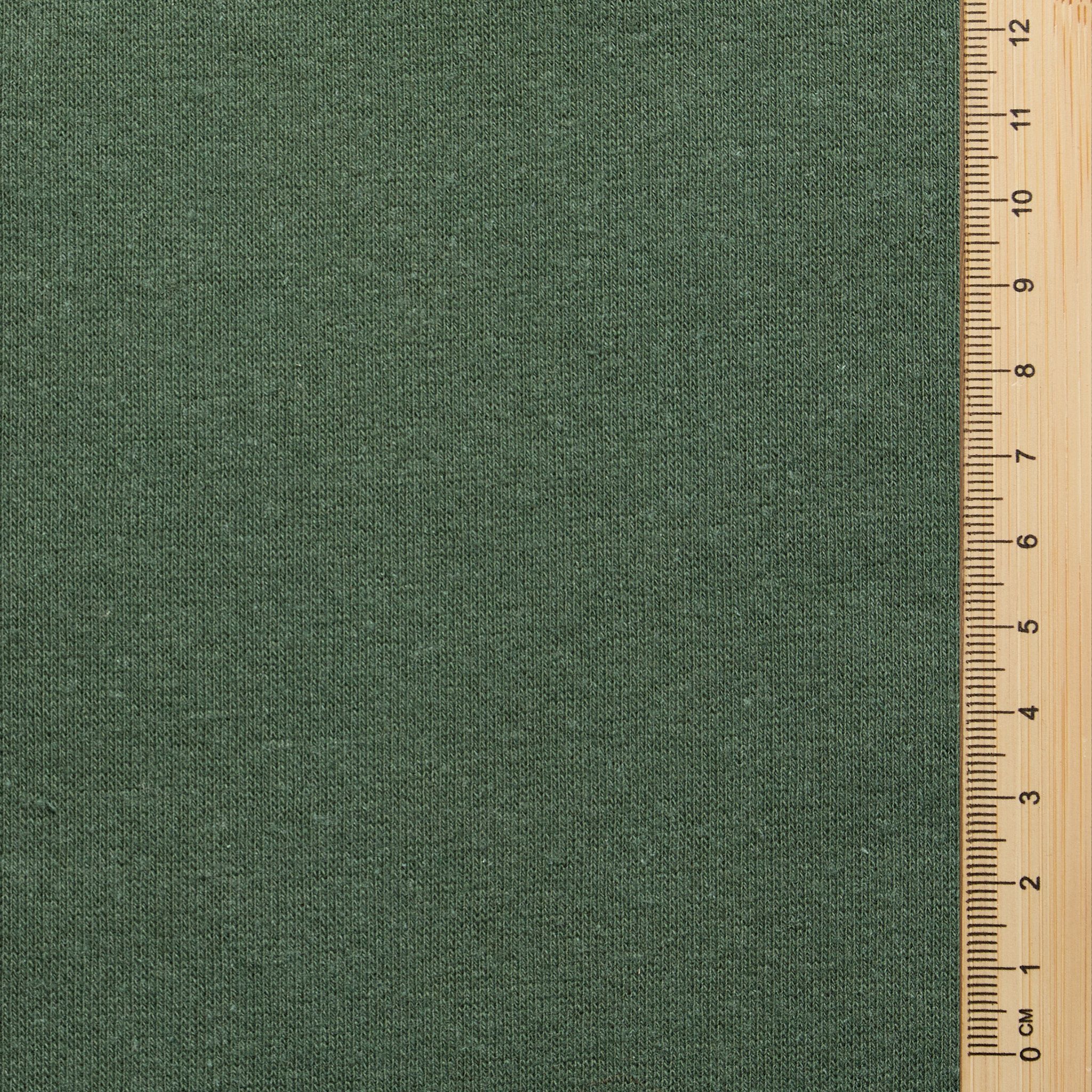 Hemp Cotton Ribbing (Circular) - Forest - Circular Sourcing