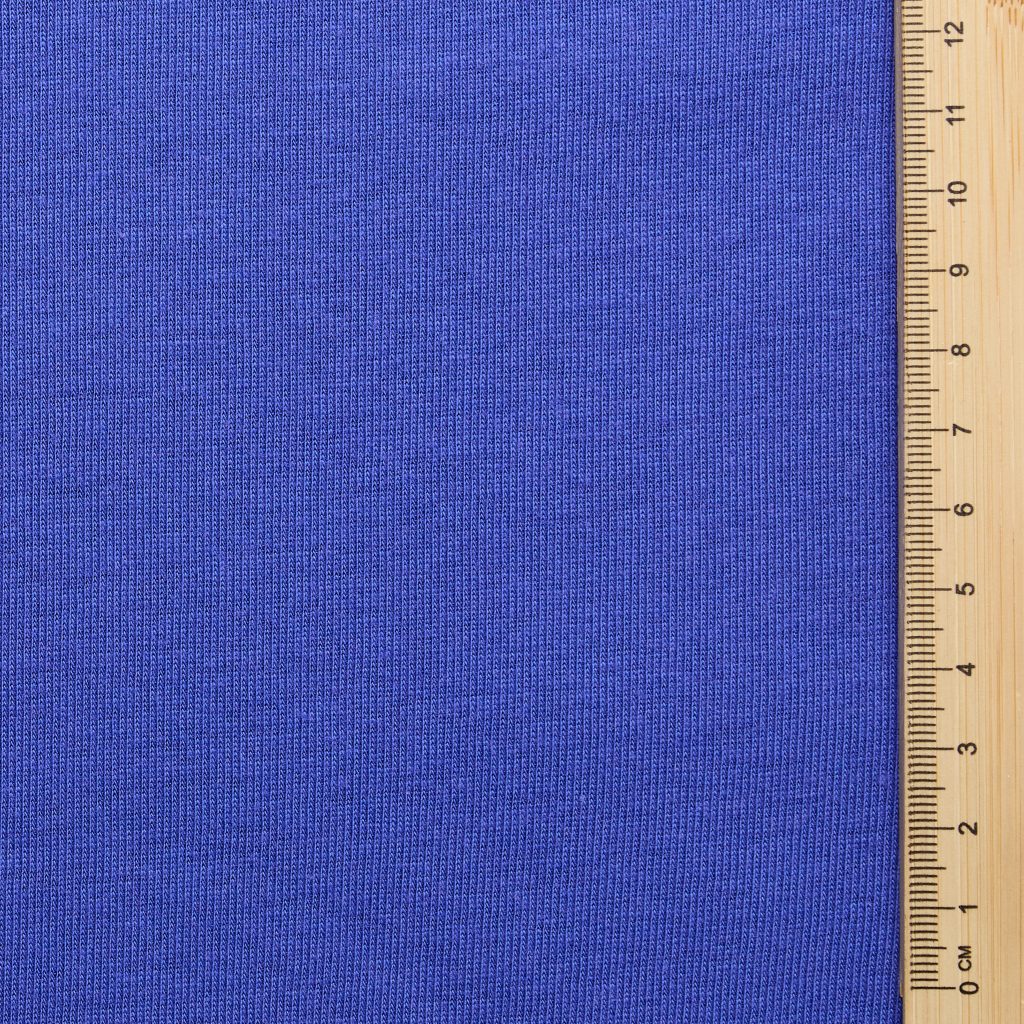Aus Milled 100% Cotton 1x1 Ribbing - Sodalite Blue - Circular Sourcing